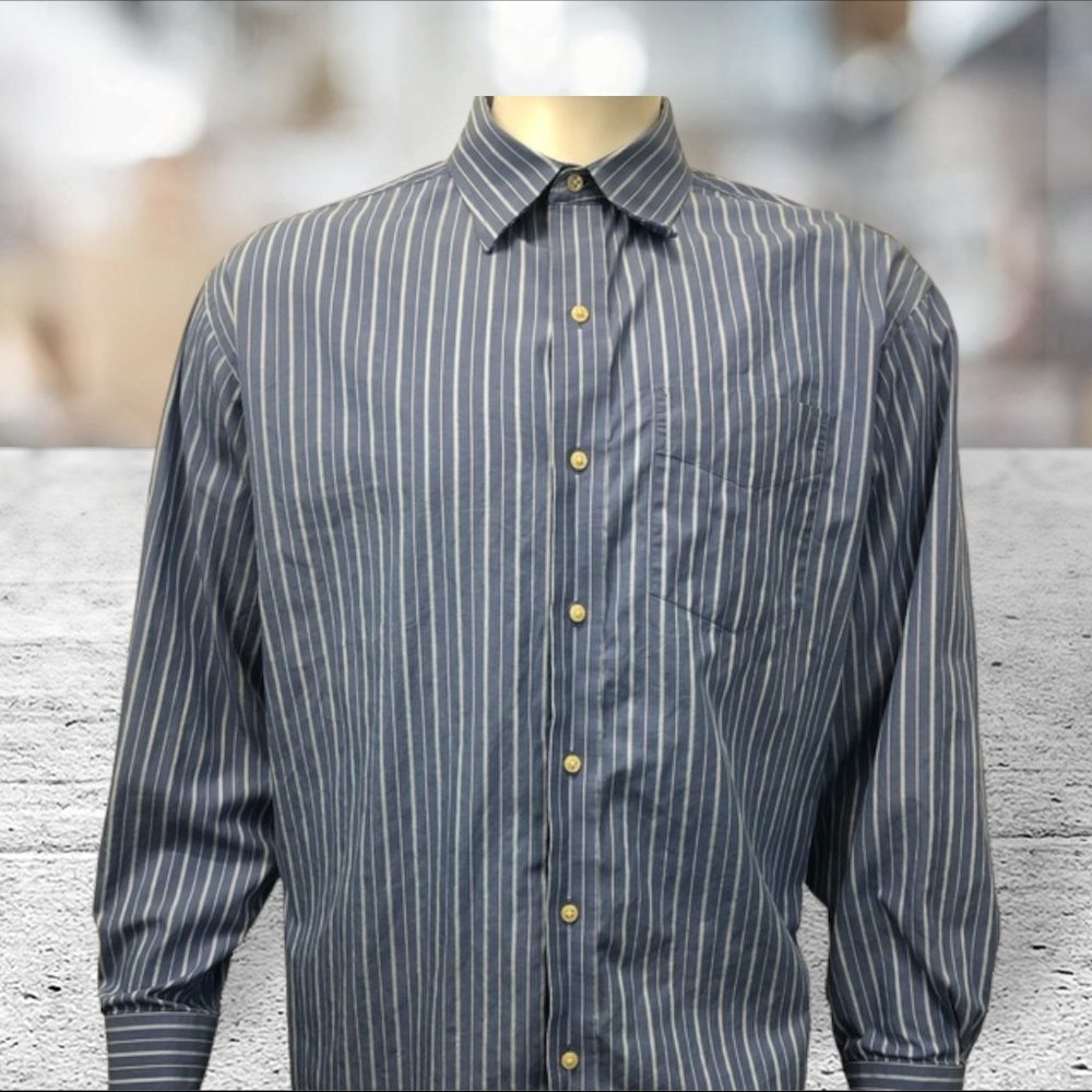 TOMMY HILFIGER ITHACA Dress Shirt 18 - 34/35 XXL
